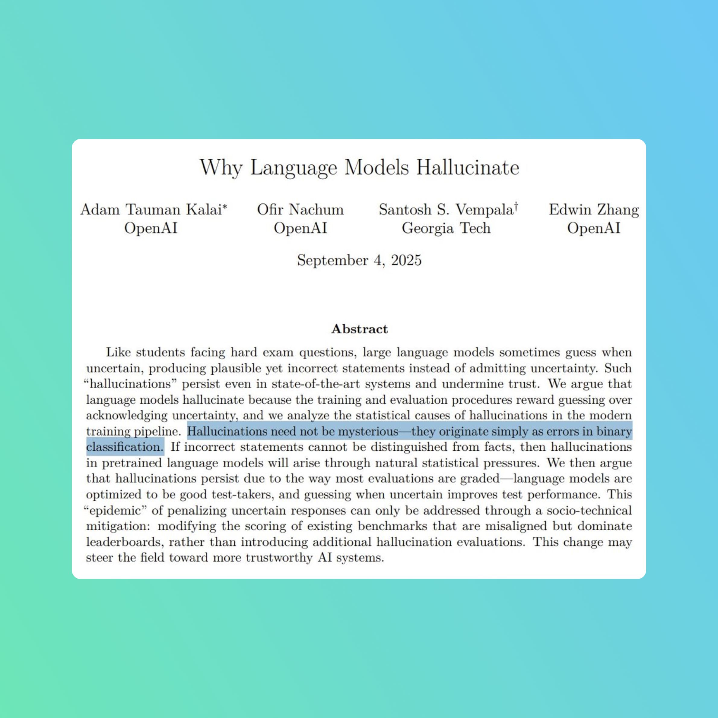 You Can't Eliminate LLM Hallucinations